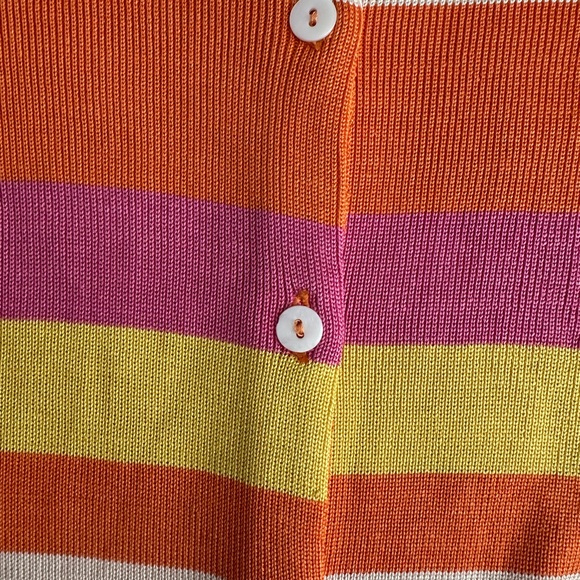 Adrienne Vittadini  Striped Sweater Size M - Picture 5 of 6